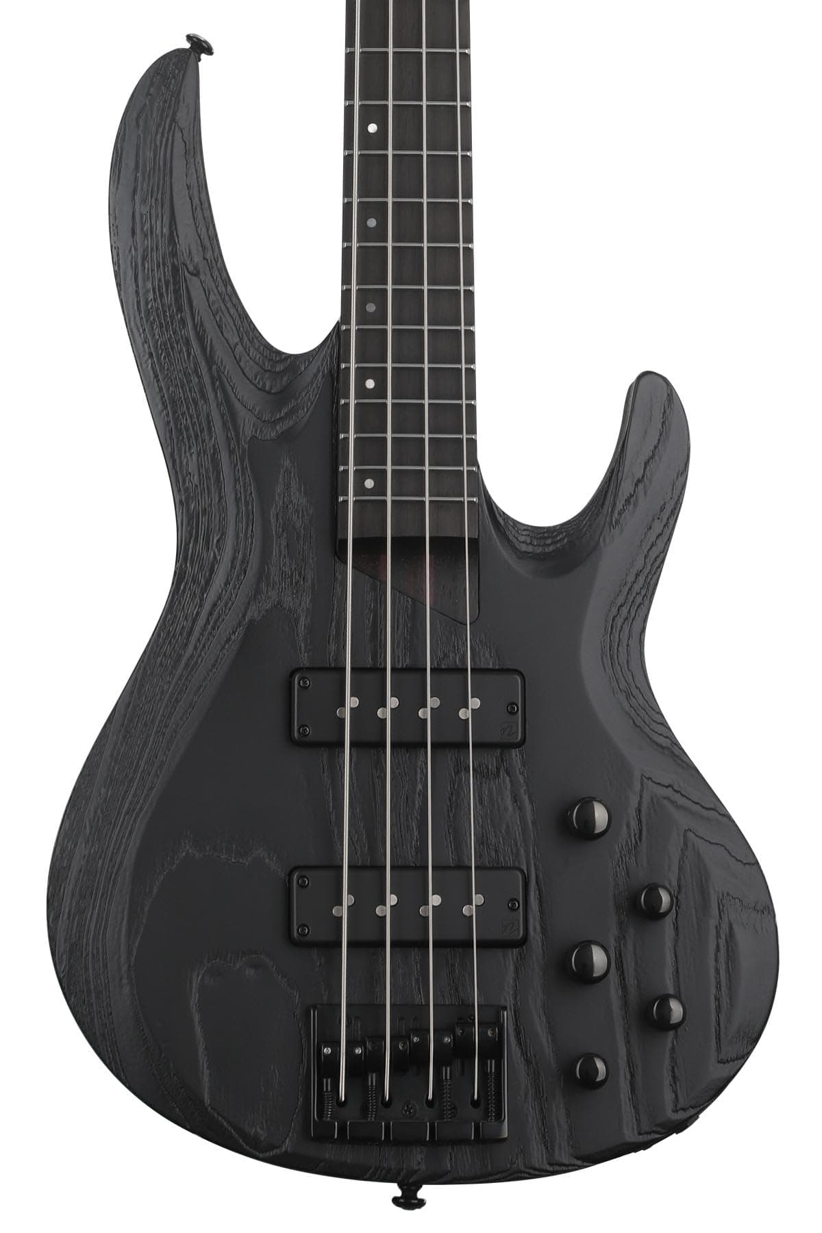 ESP LTD Mike Leon B-4 - Bajo Eléctrico Signature, 4 Cuerdas, Black Blast, PartNumber LMLB4BLKBLAST