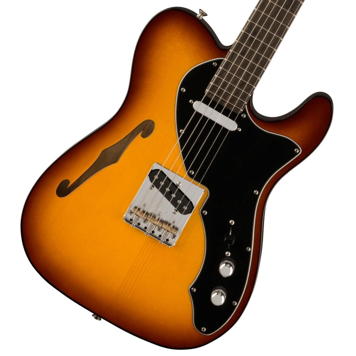 Fender Limited Edition Suona Telecaster Thinline - Violin Burst, guitarra eléctrica semihueca, edición limitada, acabado Violin Burst, puente Tele, pastillas single-coil, cuerpo Thinline SUONATHINLINETLEBVIB