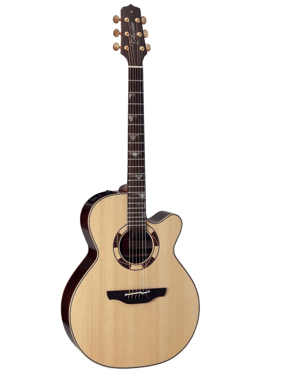 Takamine Pro Series TSF48C Guitarra Electroacústica NEX Santa Fe, Natural con Estuche
