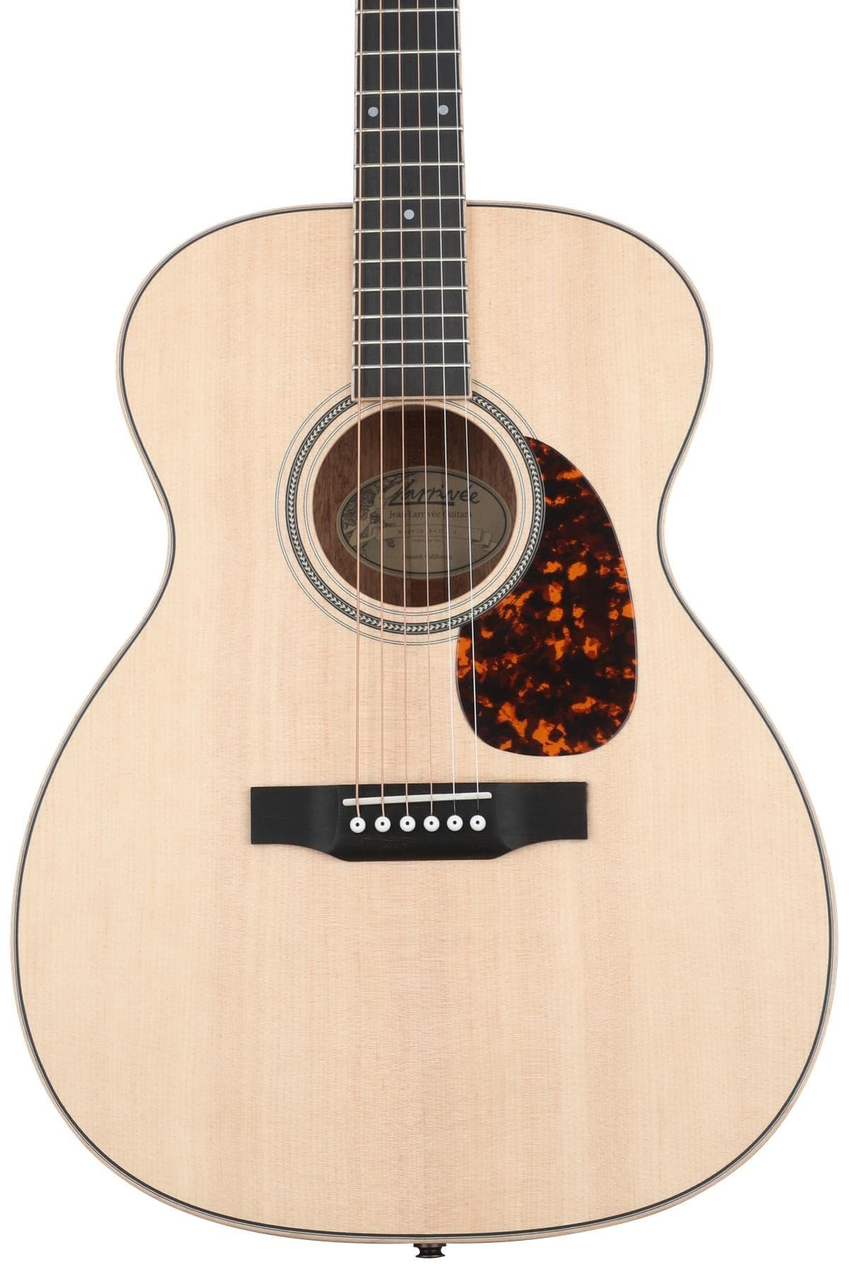 Larrivée OM-03E Guitarra Electroacústica OM con Electrónica, Tapa Maciza, Calidad Profesional, Luthier Canadiense LOM03EXXX