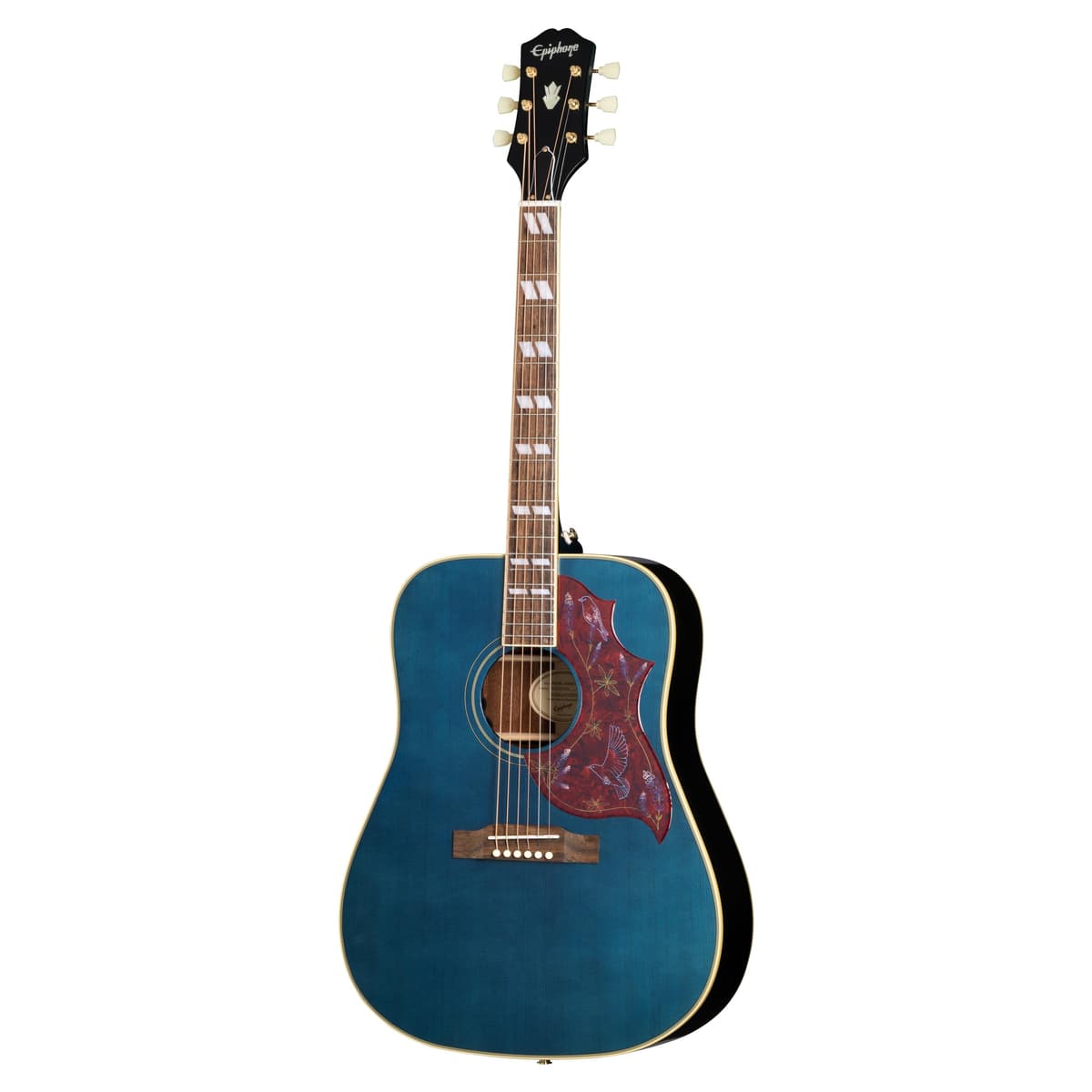 Epiphone Bluebird Studio ESAMLBBGH1 - Guitarra Eléctrica Semi-Hueca Bluebonnet con Estuche, Epiphone ES, Blue Bird, Case Included