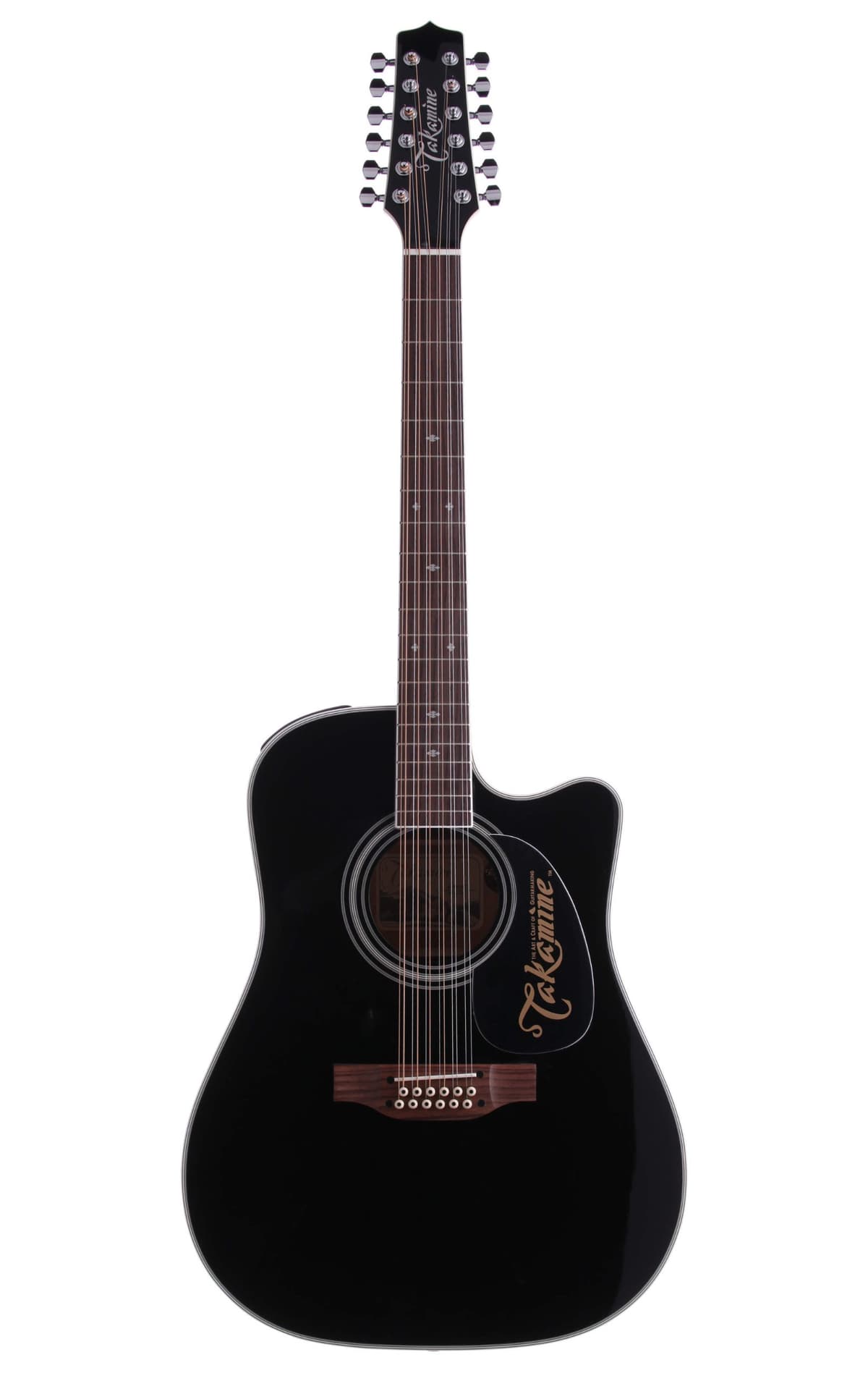 Takamine Pro Series EF381SC Guitarra Electroacústica Dreadnought 12 Cuerdas, Natural con Estuche