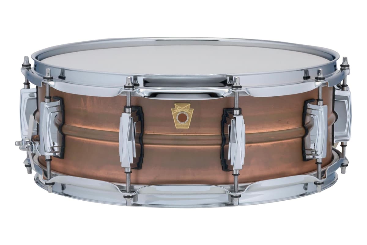 Ludwig Copper Phonic LC661 Redoblante Caja 5x14" de Cobre martillado profesional para batería acústica