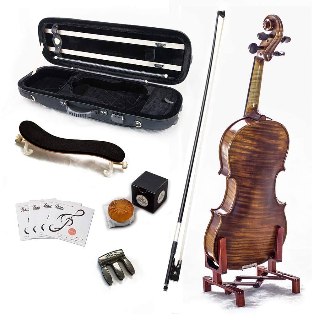 Sky Soloist Series VN505 Maestro 4/4 Violín Acústico Profesional Estilo Antiguo