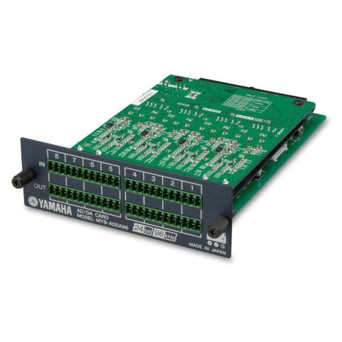 Yamaha PAC MY8ADDA96 Tarjeta de Entrada AD/DA 96kHz 8 Canales para Consolas y Equipos de Audio Profesional