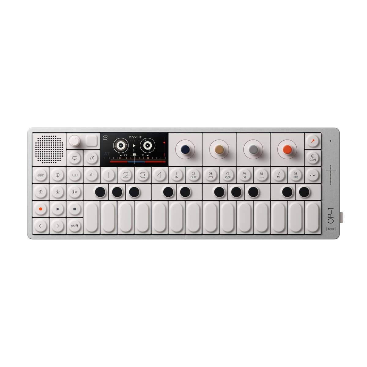 Teenage Engineering OP-1 Field TE002AS002 sintetizador portátil, sampler y drum machine con parlante y micrófono integrados, efectos y vocoder