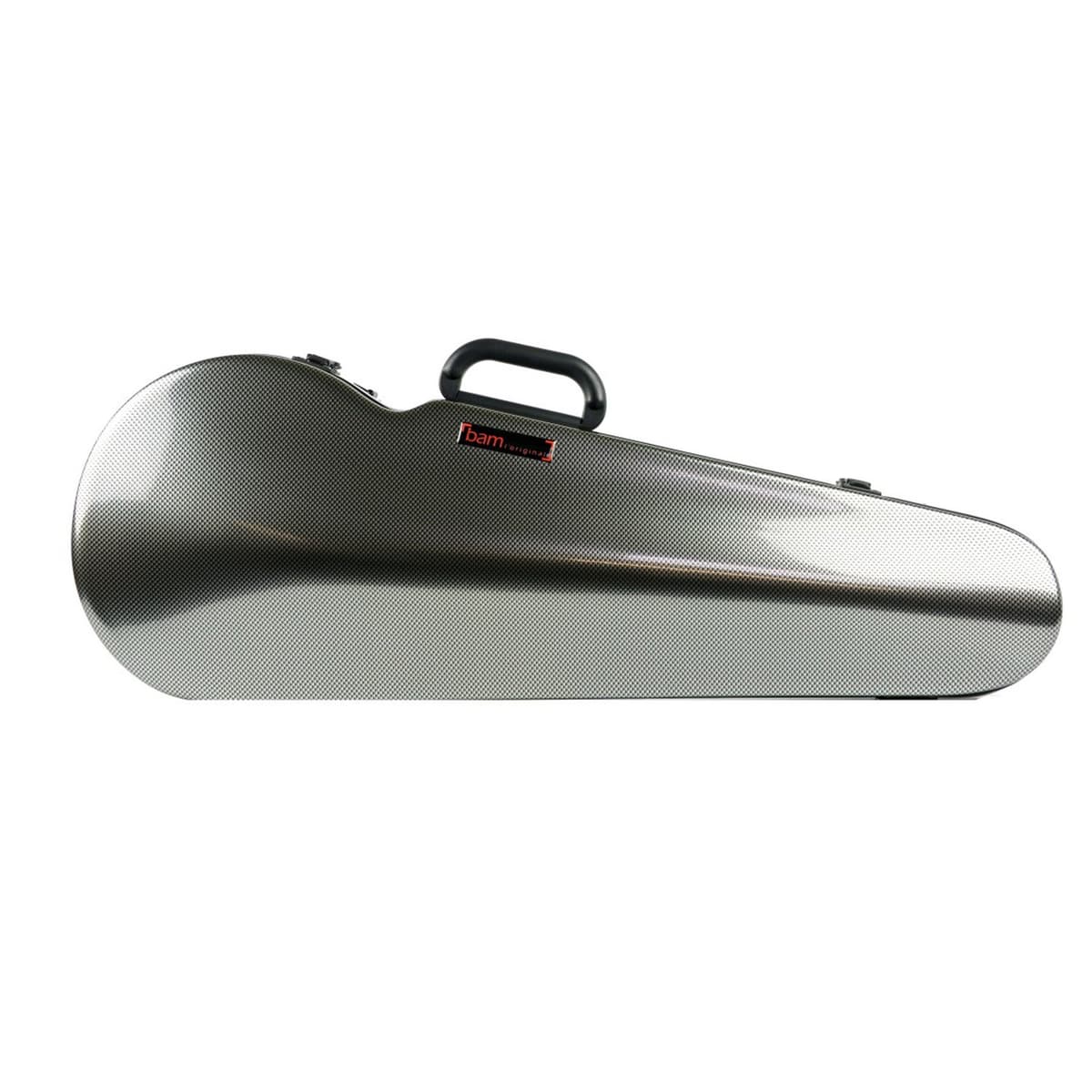 Bam High Tech 2200XLSC Estuche Contorneado para Viola, Plata Carbono, Ultraligero y Resistente, Protección Premium para Viola