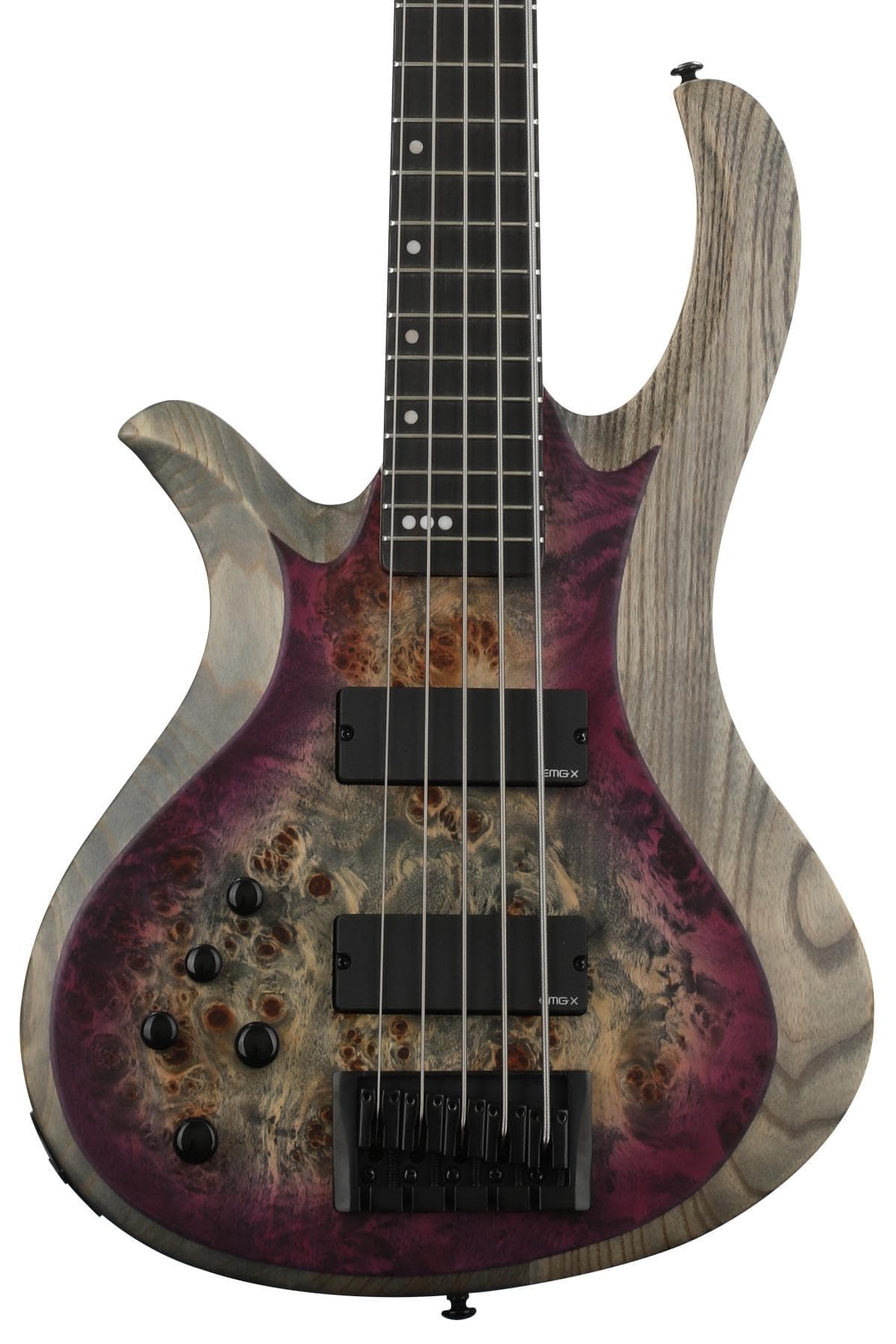 Schecter Riot-5 Bajo Zurdos - Aurora Burst, 5 Cuerdas, Activo, Cuerpo Exótico, Diapasón de Palisandro 1455