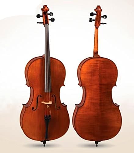 D Z Strad Modelo 400 cello 4/4 hecho a mano con estuche, arco y resina (tamaño 1/4) #206