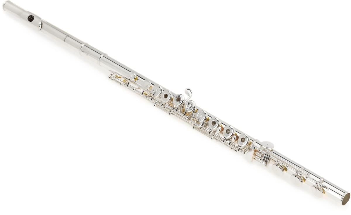 Pearl Quantz 765RBE1RB Flauta Transversal Profesional con Cabeza de Plata, Mecanismo Split E, Llaves Cerradas, Offset G y Pieza B