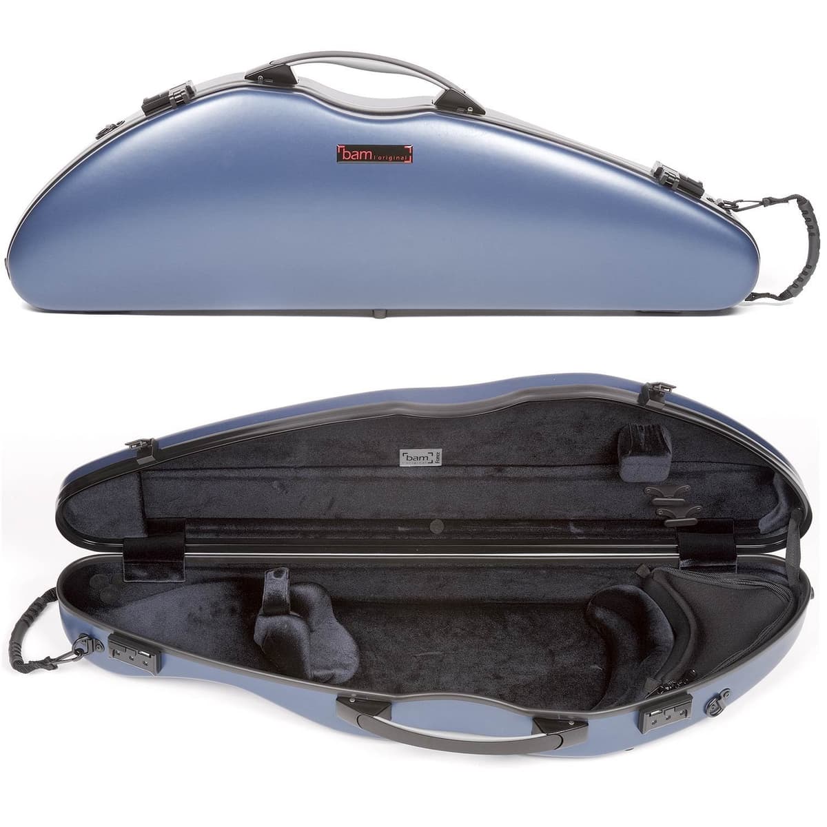 BAM Hightech 2000XL Estuche Slim para Violín 4/4, Azul Marino, Ultraliviano, Resistente, Protección Premium