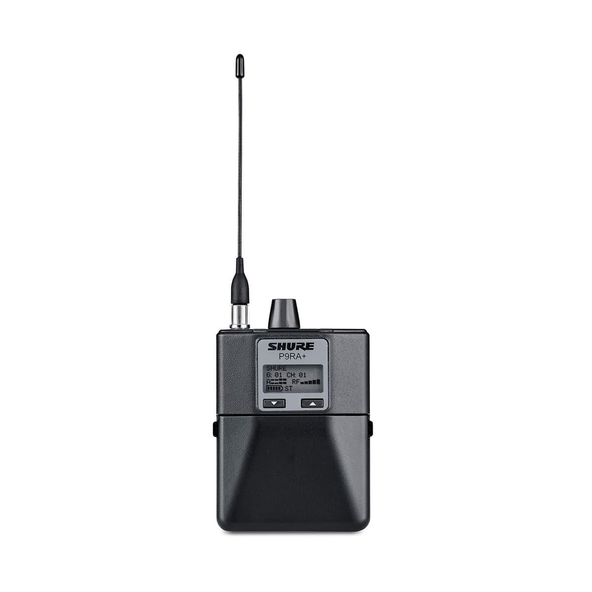 Shure PSM P9RA+ Receptor Bodypack Inalámbrico Recargable para Sistema de Monitoreo Personal PSM 900, Banda G7 (506-542 MHz) P9RA+=-G7