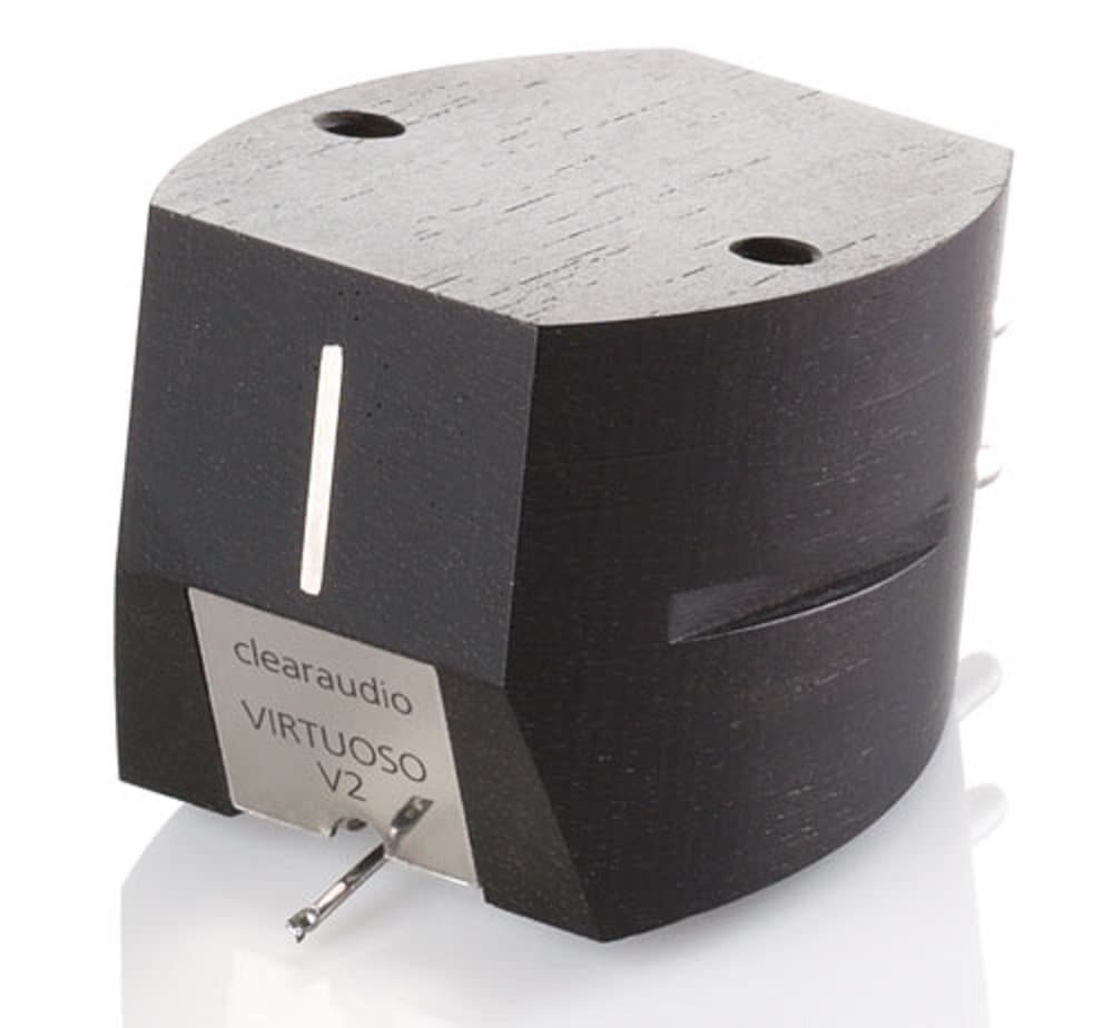 Clearaudio Virtuoso V2 Ebony Cápsula Fonocaptora MM Moving Magnet de Alto Rendimiento para Tocadiscos y Tornamesas