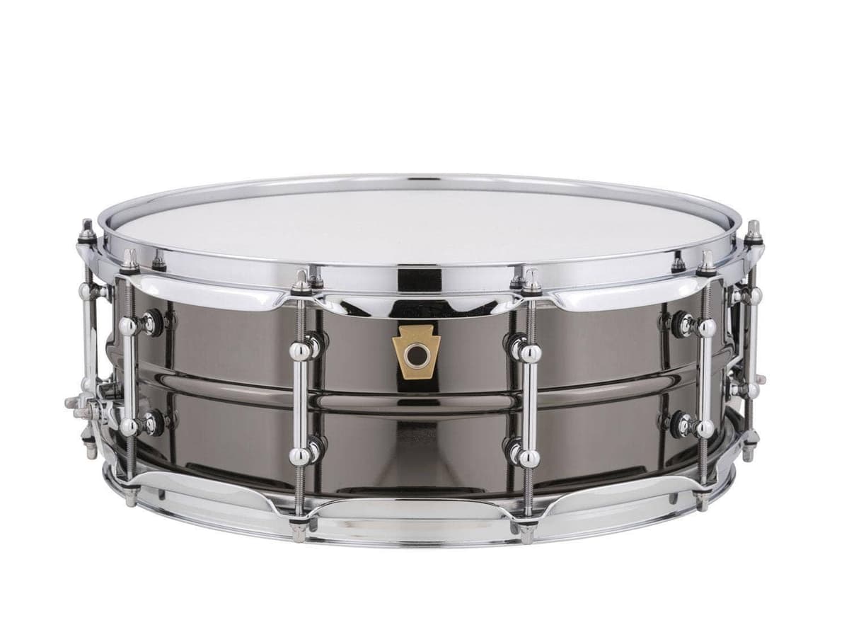 Ludwig LB416T Redoblante 14"x5" Acero Cromado Profesional para Batería Rock/Studio
