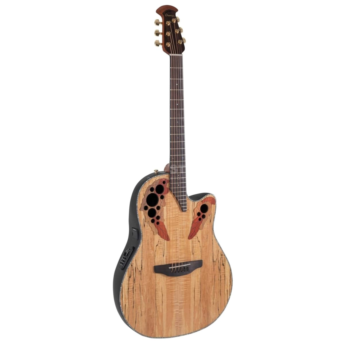 Ovation Celebrity Elite Plus CE44P-SM Guitarra Electroacústica Maple Spalted Natural A/E 6 Cuerdas