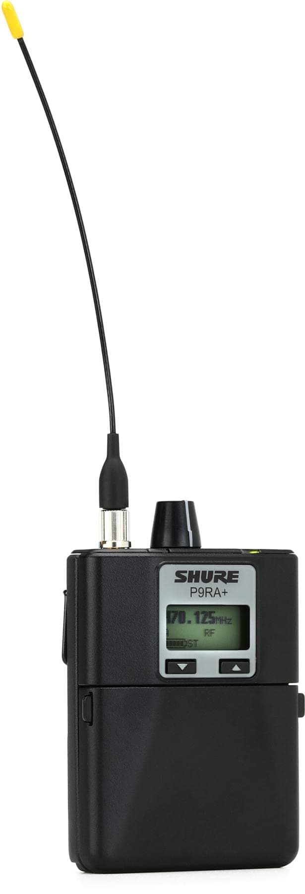 Shure P9RA+ Receptor Bodypack Inalámbrico - Banda G6, Receptor de Monitoreo In-Ear Profesional P9RA+=-G6