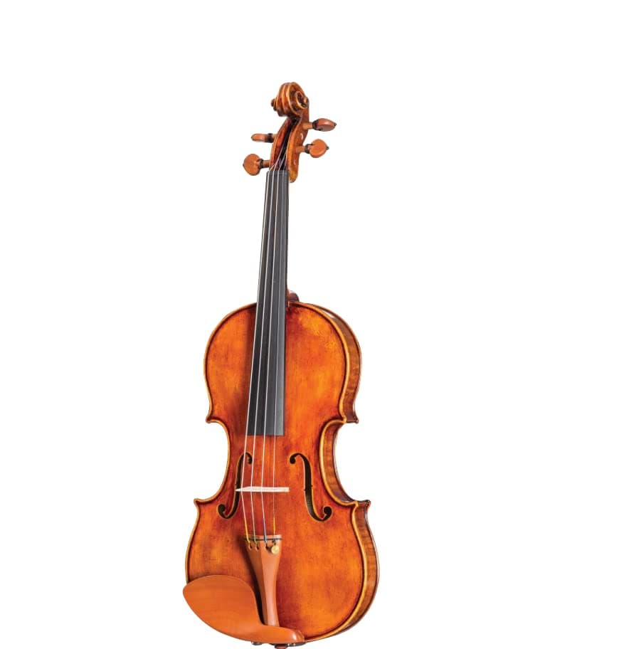 D Z Strad Serie 500 Violín 4/4 - acabado antiguo claro, cuerdas Dominant, estuche, arco y resina
