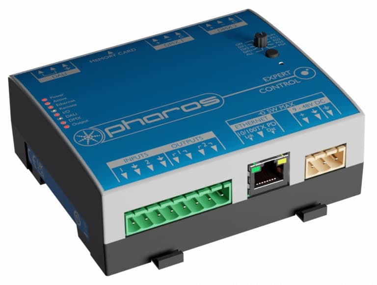 SIRS-E Pharos XPC 2 Controlador Ethernet Stand Alone - 1024 Canales eDMX/DMX, DALI, I/O, Expert Control 2