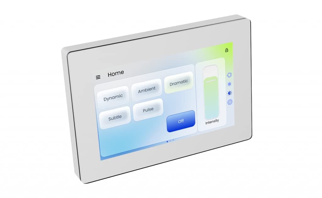 SIRS-E Pharos XPT 5 W Pantalla Táctil 5" de Pared Color Blanco - Interfaz Ethernet para Control de Iluminación Expert Touch