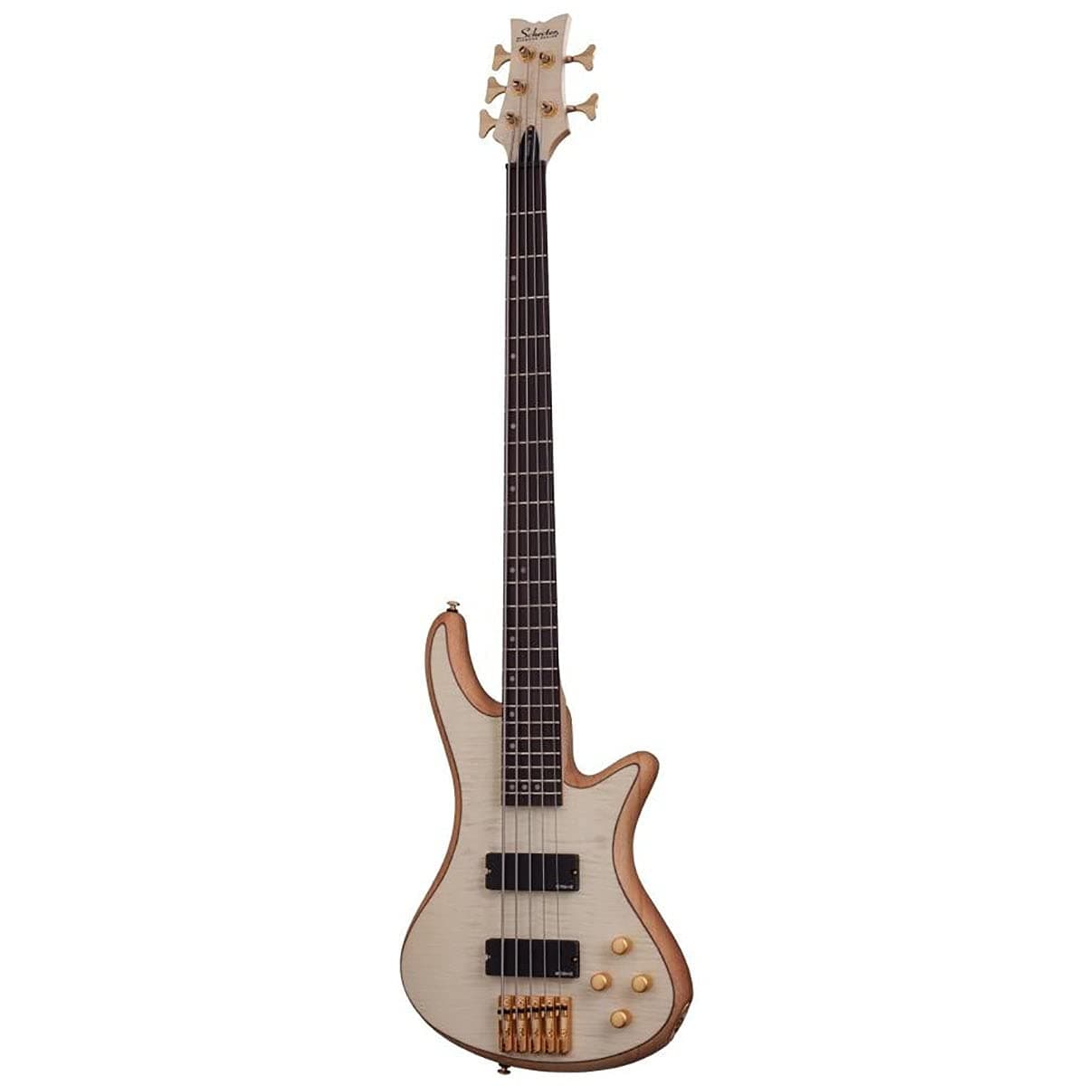 Schecter Stiletto Custom-5 Bajo Eléctrico 5 Cuerdas, Natural Satin, Schecter Guitar Research, Modelo Stiletto Custom-5/Natural Satin (NAT)