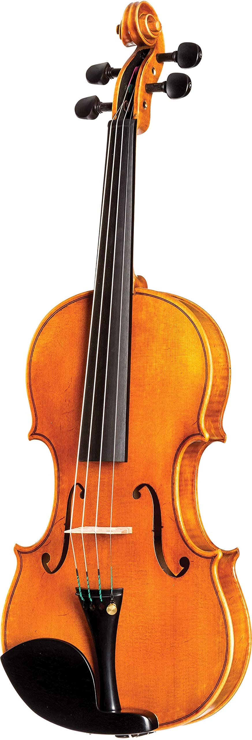 D Z Strad 250 Violín con cuerdas Dominant, estuche, arco, cojín de hombro y resina (tamaño 1/8)