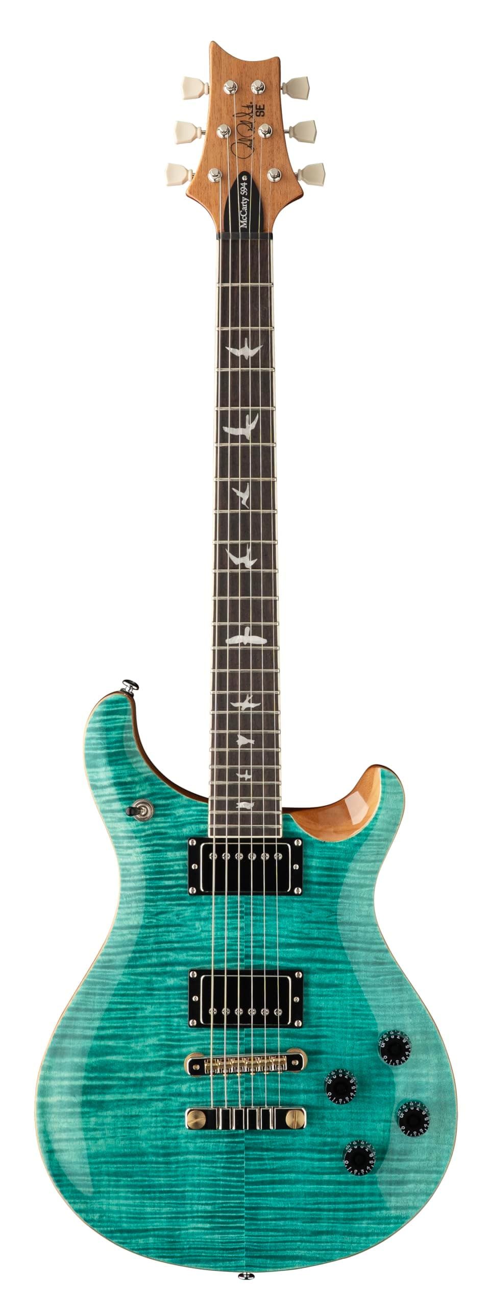 PRS SE McCarty 594 Guitarra Eléctrica 6 Cuerdas Turquesa con Funda, Diestro (111947::TU:)