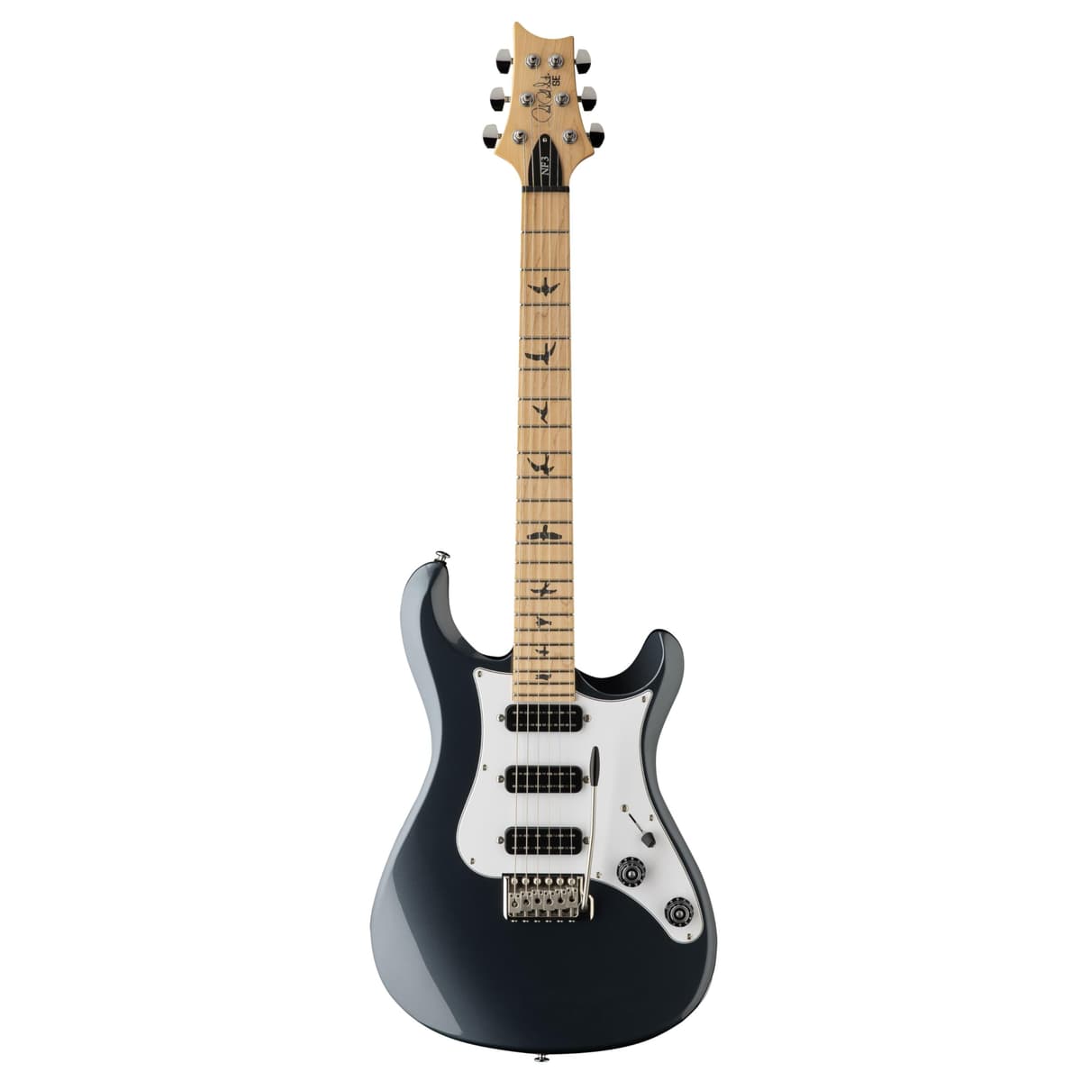 PRS SE NF3 diapasón de arce, gris metalizado con funda (gig bag) 113614::GM: