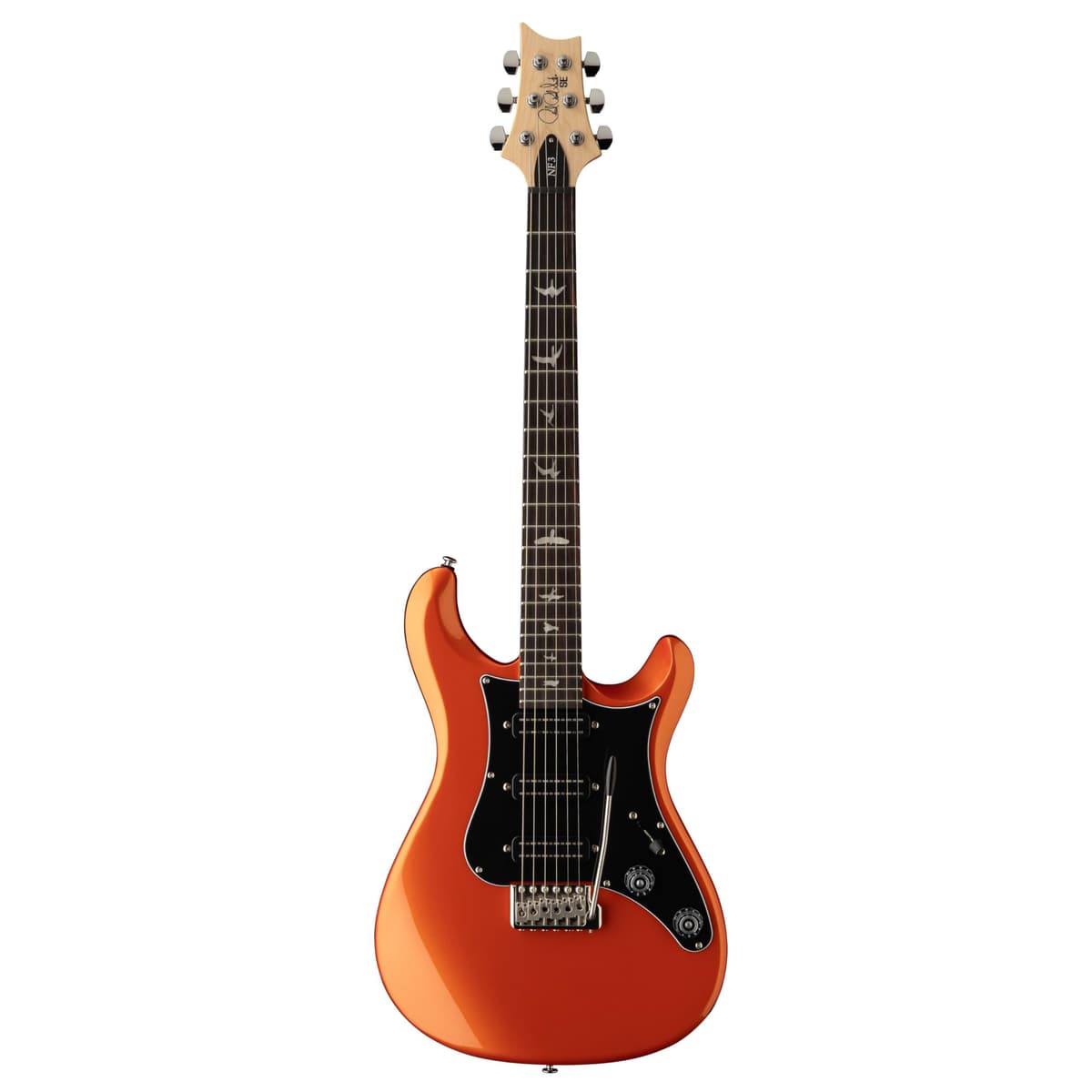 PRS SE NF3, Diapasón de Palisandro, Metallic Orange, con Funda Gig Bag 113980::MO: