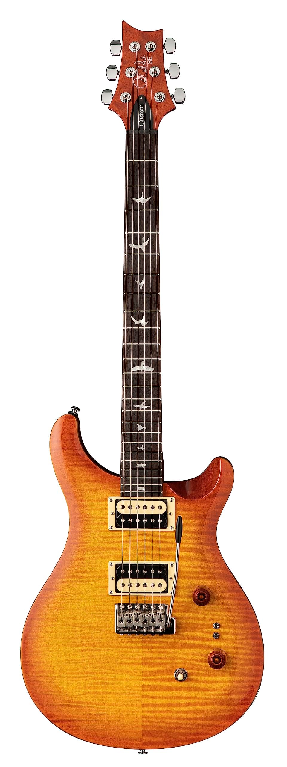 PRS SE Custom 24-08 Guitarra Eléctrica 6 Cuerdas Vintage Sunburst con Funda, Diestro (109630::CA:)