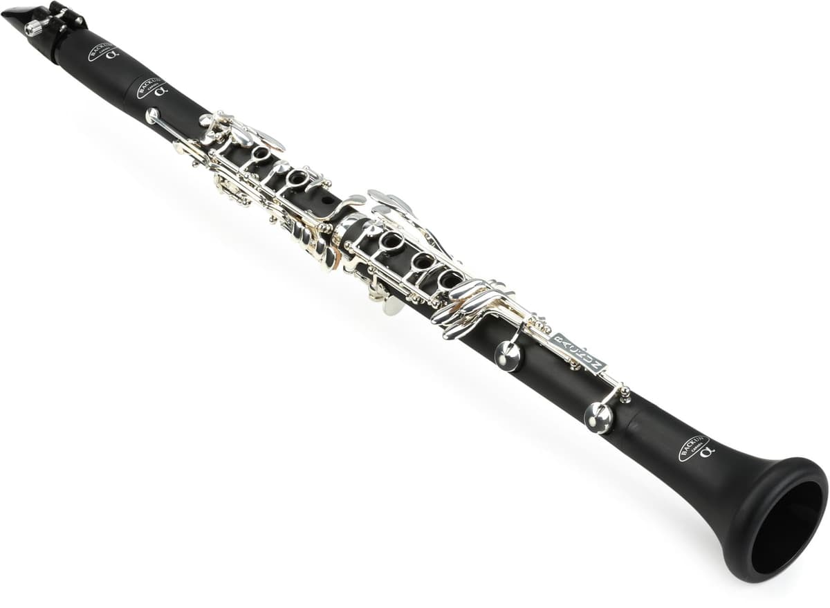 Backun Alpha BCLBALPHA-SK Clarinete Sib profesional de estudio, madera sintética resistente, afinación precisa y sonido cálido