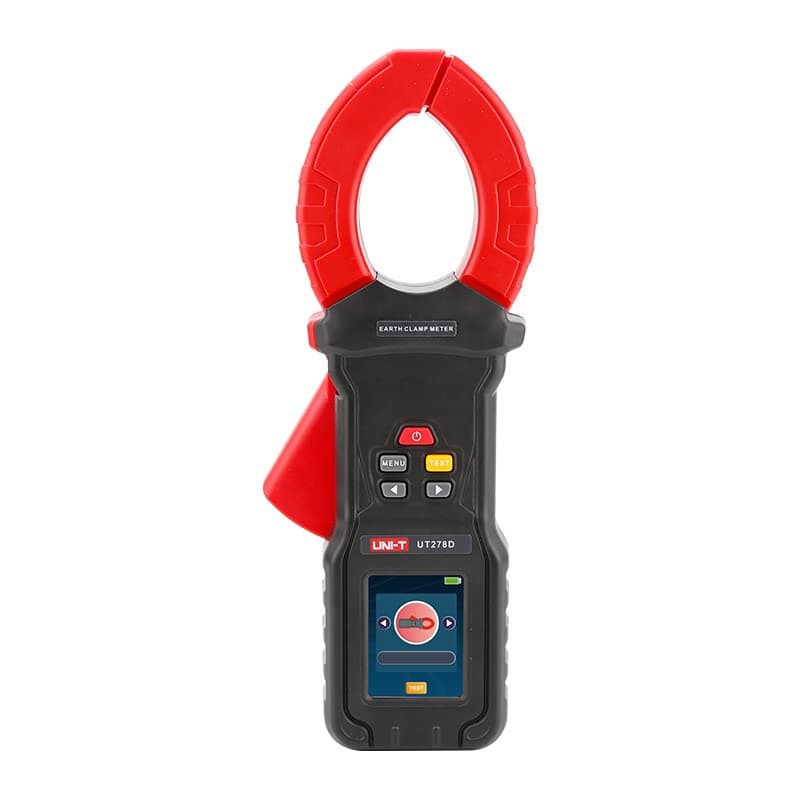 UNI-T Uni-Trend HY-UT278D - Pinza Amperimétrica de Tierra, Medidor de Resistencia de Puesta a Tierra, Auto Rango, Protección contra Rayos, Loop/Clamp Ground Resistance Tester (UT278D)