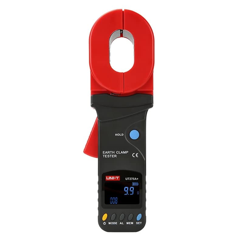 UNI-T Uni-Trend HY-UT276A+ Pinza Amperimétrica Medidor de Resistencia de Tierra Auto Rango, Tester Bucle de Puesta a Tierra, Protección contra Rayos, Clamp Meter Earth Ground (UT276A+)