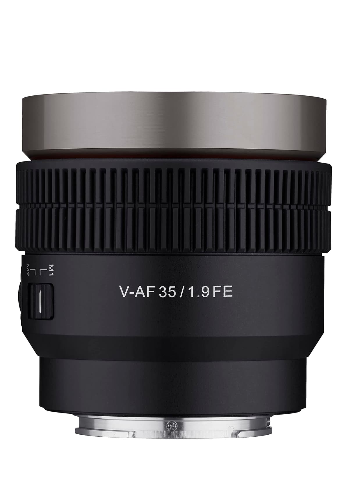 Samyang Cine AF SYCAF35-NEX - Lente 35mm T1.9 Full Frame para Sony E, Enfoque Automático, 8K Ready, lámpara Tally, Focus Save, ultraliviano 280g, factor de forma unificado, switch personalizable, sellado contra clima, enfoque suave, diseño compacto