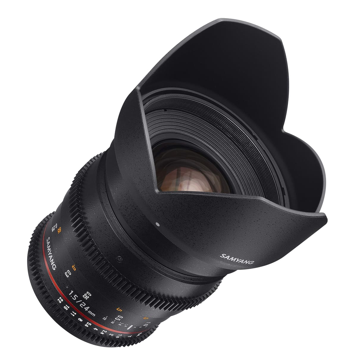 Samyang VDSLR II SYDS24M-MFT Lente Cine Gran Angular 24mm T1.5 para Cámaras Micro 4/3 Olympus/Panasonic