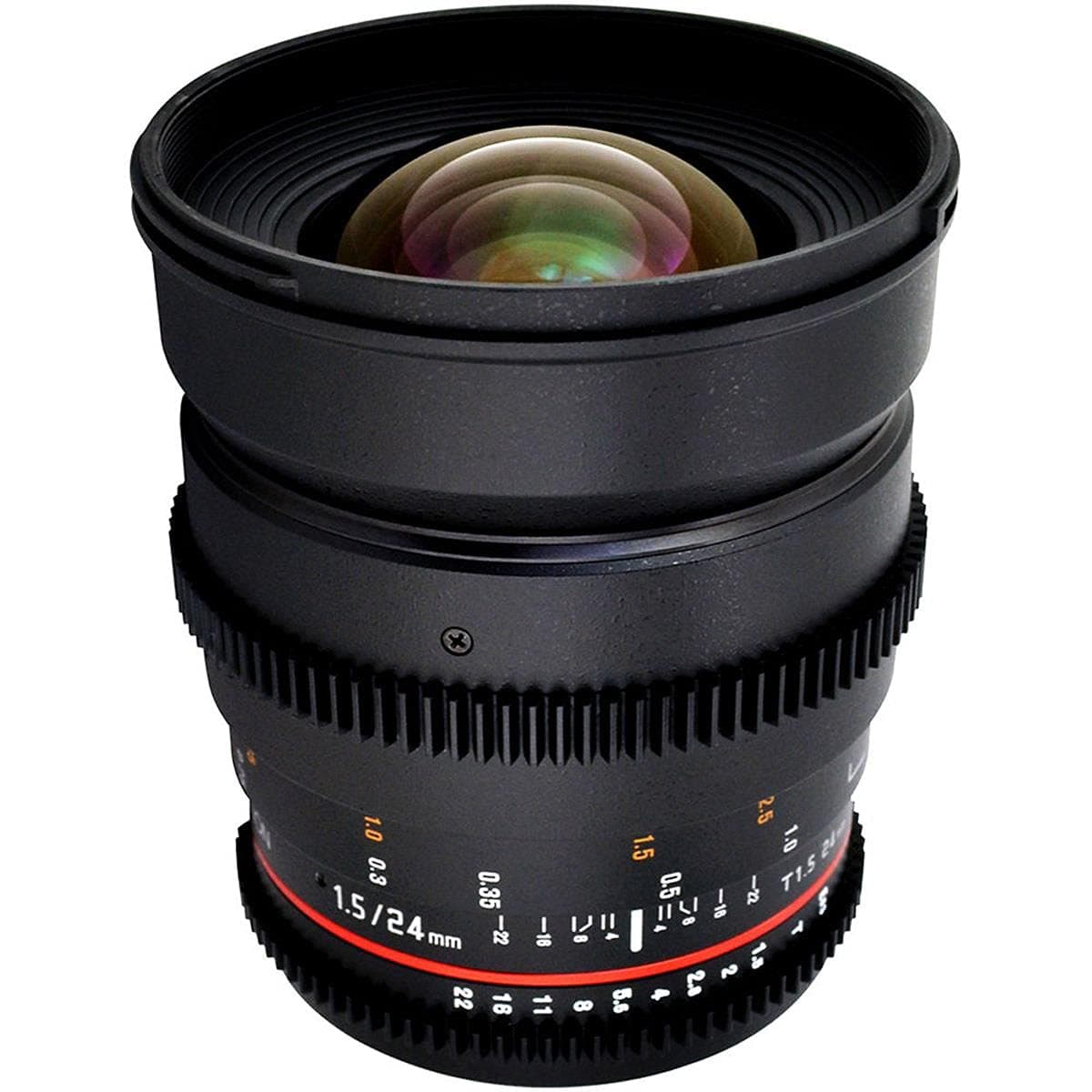 Rokinon Cine CV24M-MFT 24mm T1.5 Gran Angular para cámaras Olympus y Panasonic Micro 4/3 (MFT) (CV24M-MFT)