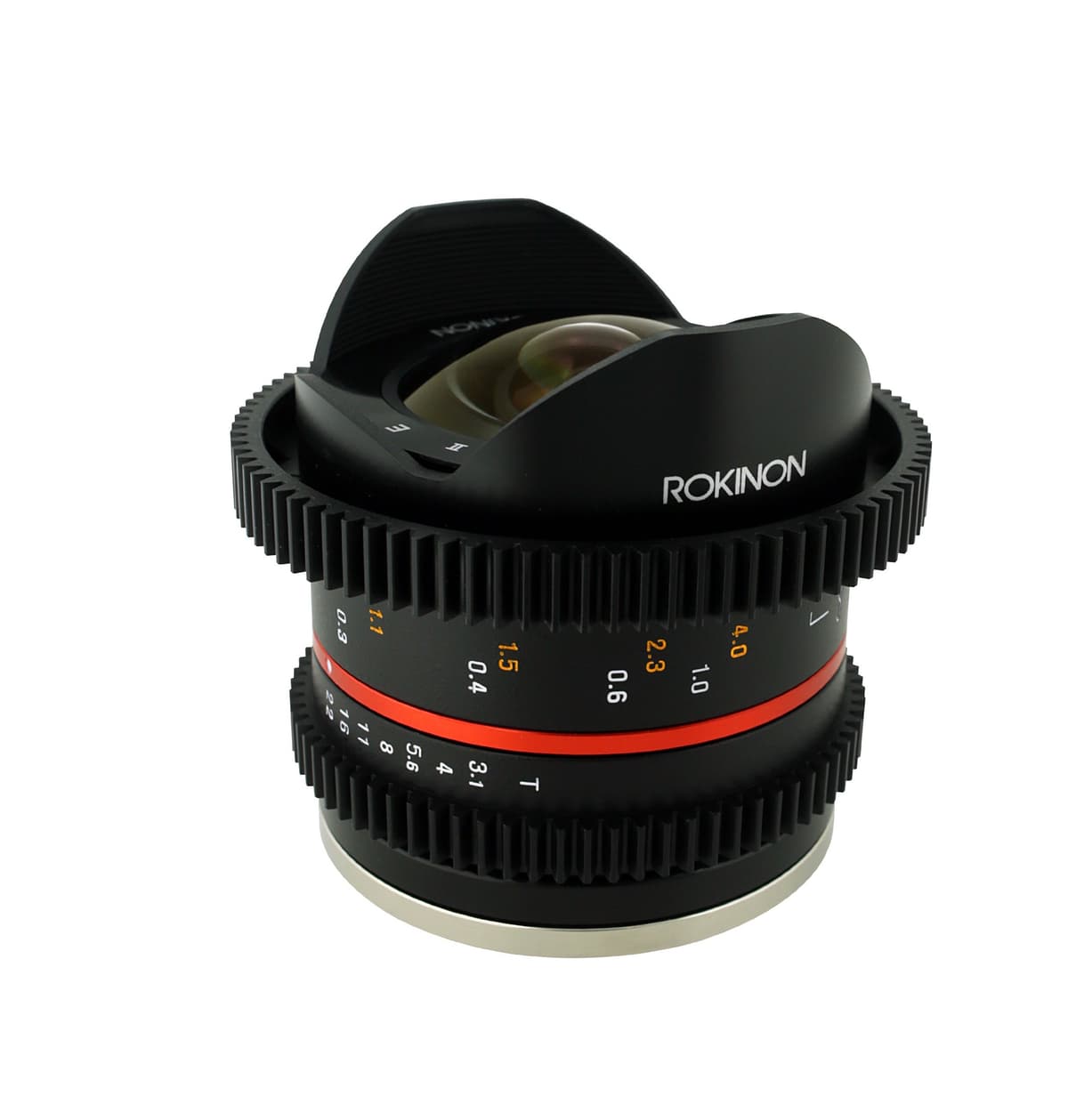 Rokinon Cine CV8MBK31-E 8mm T3.1 UMC Fisheye II para Sony E-Mount NEX, Lente Gran Angular Ojo de Pez para Video y Cine
