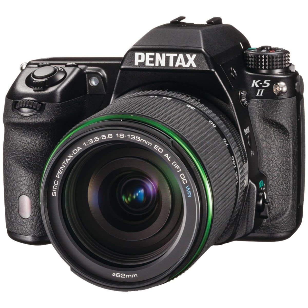 Pentax K-5 II DSLR 16.3 MP kit de lente DA 18-135mm WR (Negro) (MODELO ANTIGUO) K-5 II lens kit DA 18-135WR