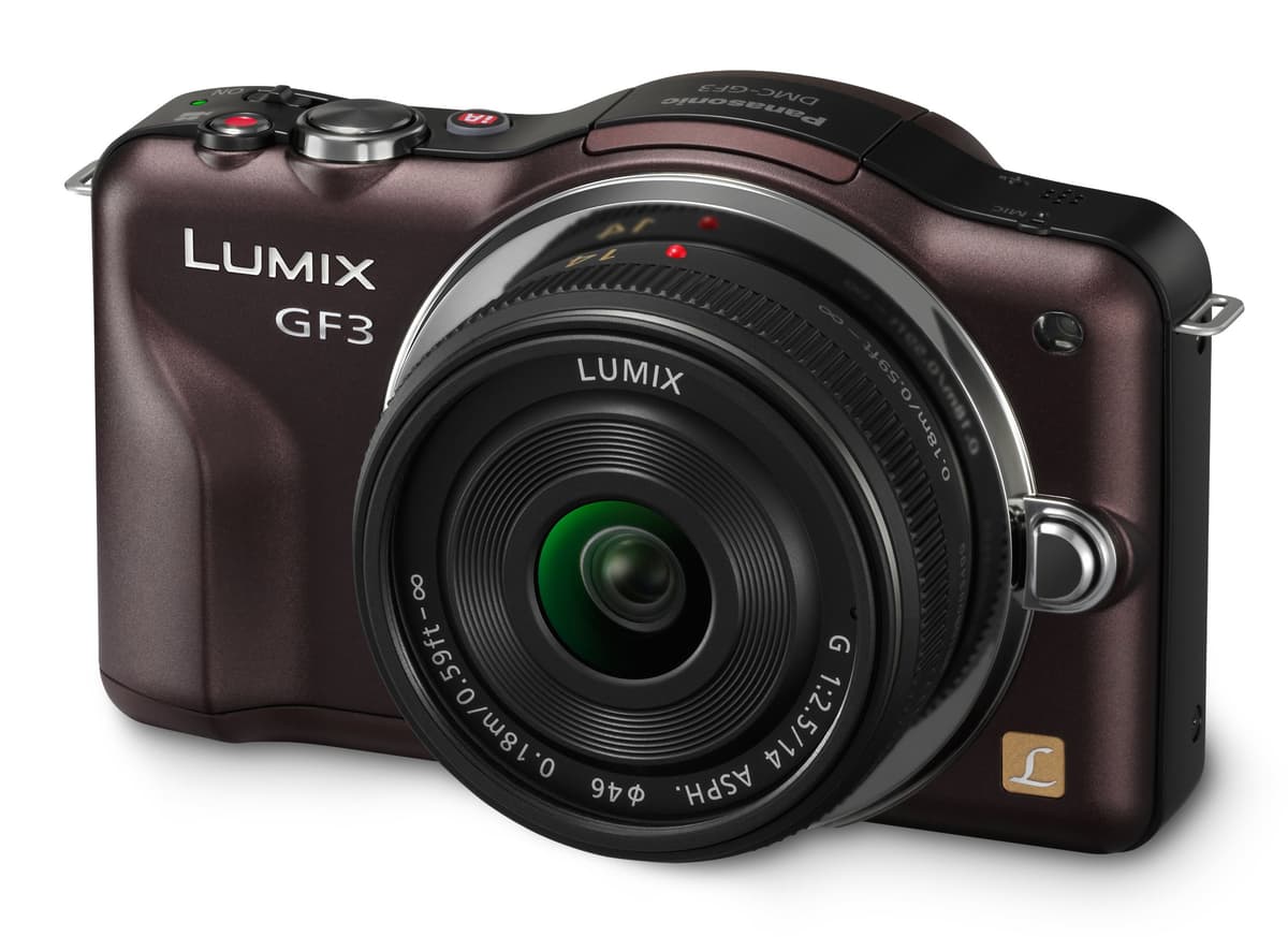 Panasonic Lumix DMC-GF3CT Cámara Digital 12.1 MP Kit con Lente Pancake 14mm Micro Cuatro Tercios HD Compacta Mirrorless