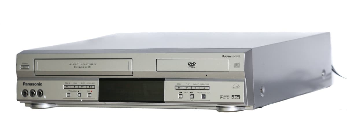 Panasonic PV-D4733S Doble Función Reproductor DVD/VCR Combo Deck Grabadora VHS DVD Video Audio Multiformato