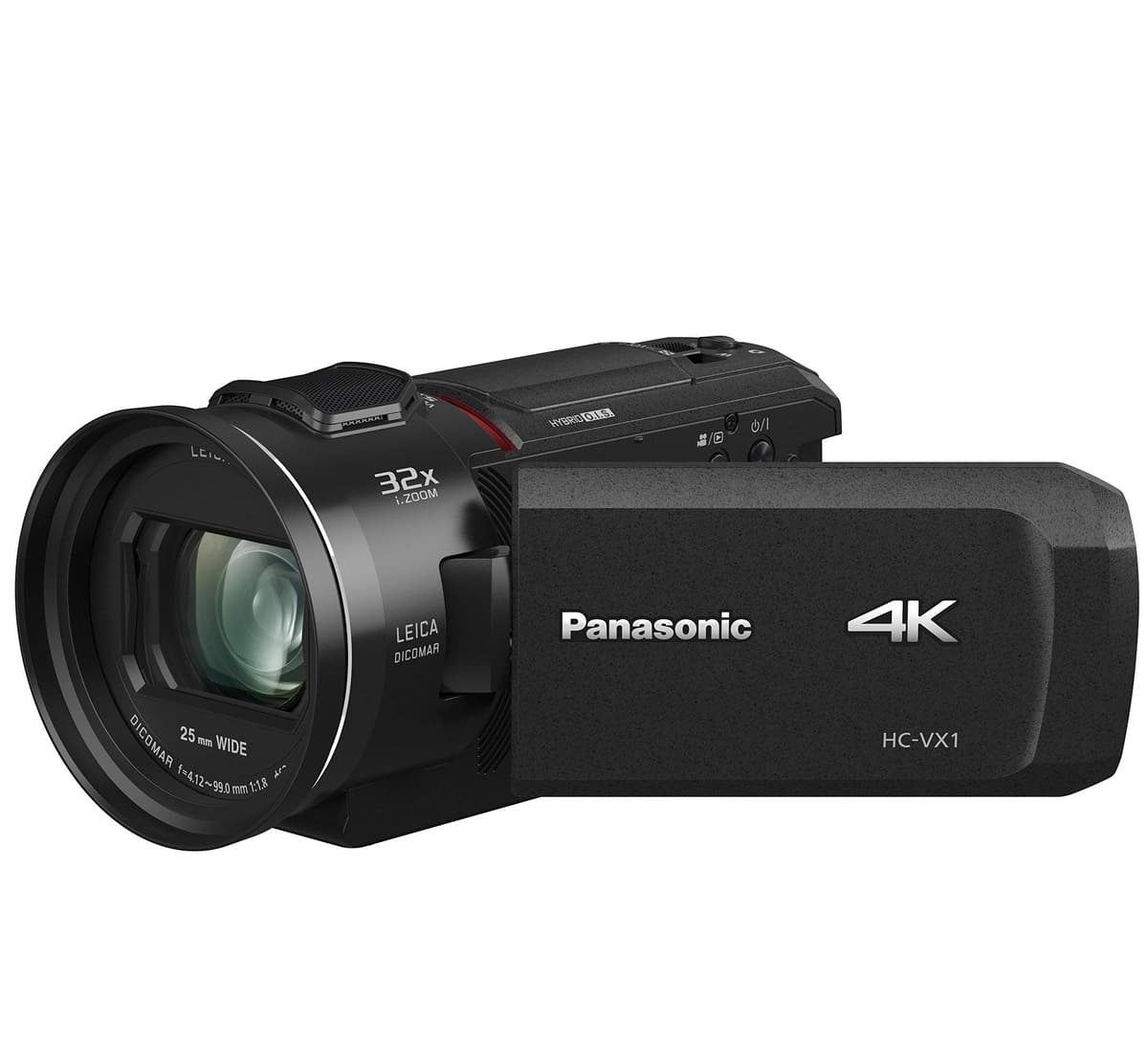 Panasonic HC-VX1K Videocámara 4K, Lente Leica DICOMAR 24x, Color Negro, Reacondicionado