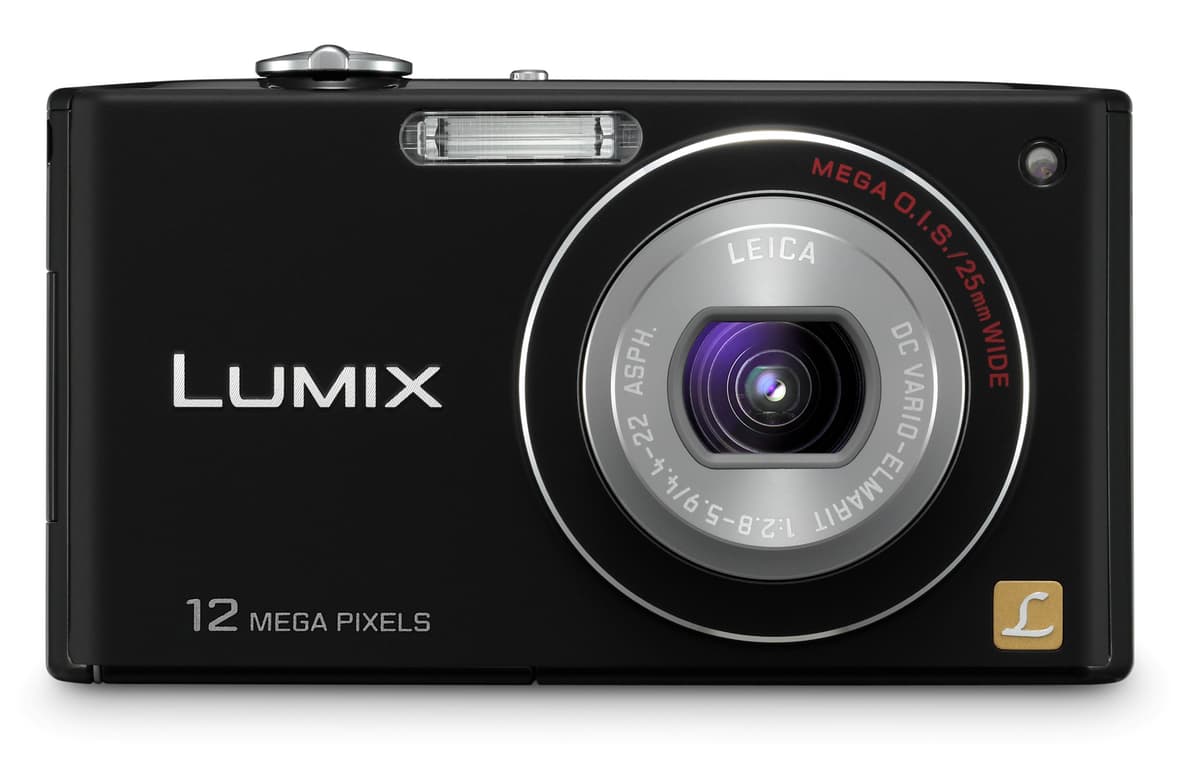 Panasonic Lumix DMC-FX48 Cámara Digital 12MP, Zoom Óptico 5x MEGA O.I.S., Pantalla LCD 2.5", Color Negro FX48 Black
