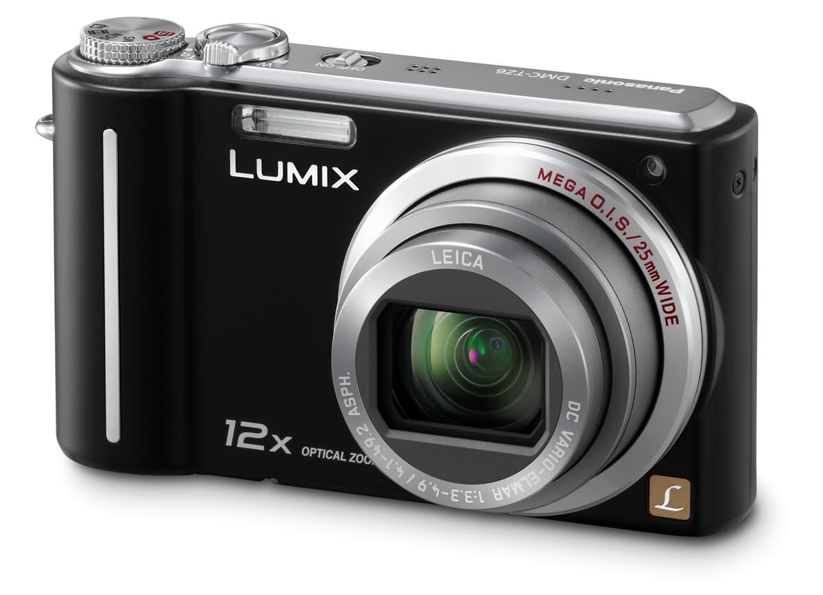 Panasonic Lumix DMC-ZS1 Cámara Digital 10MP Zoom Óptico MEGA Estabilizado 12x Gran Angular Pantalla LCD 2.7" (Negra) ZS1 Black