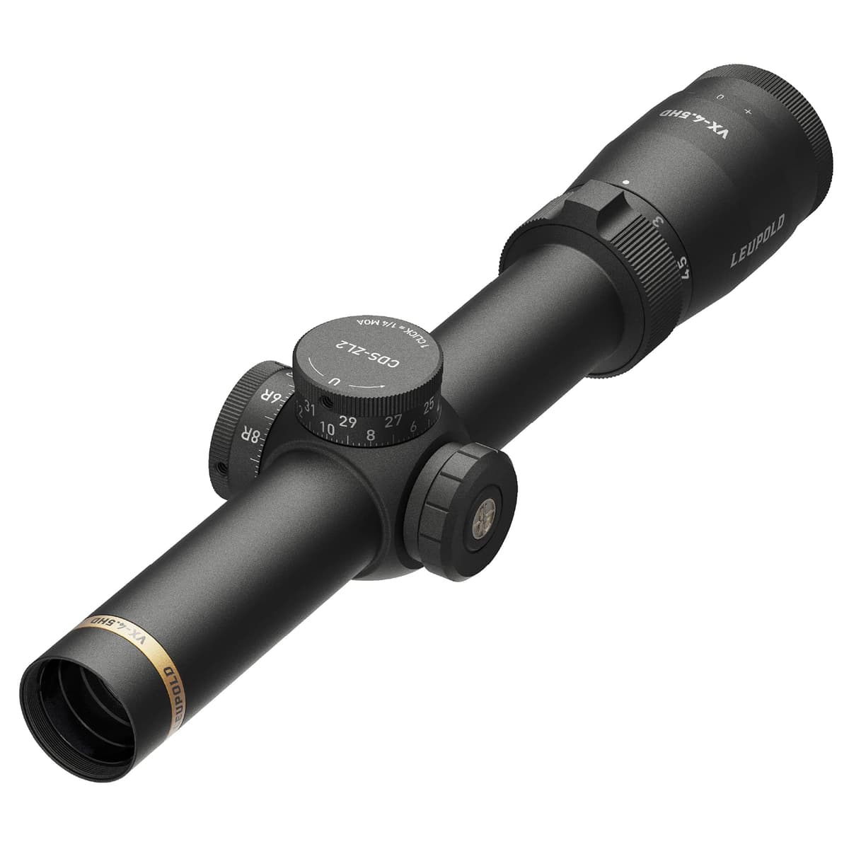 Leupold VX-4.5HD 176281 Visor Rifle 1-4.5x24 (30mm) CDS-ZL2 FireDot Bull-Ring Reticle Servicio Rifle