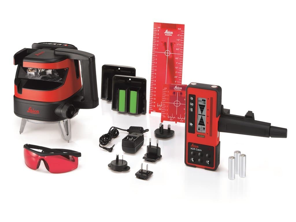 Leica LINO ML180 Nivel Láser Multilínea, Rosca 5/8", Autonivelante, Precisión Profesional, Láser de Líneas Verdes, Alcance Extendido