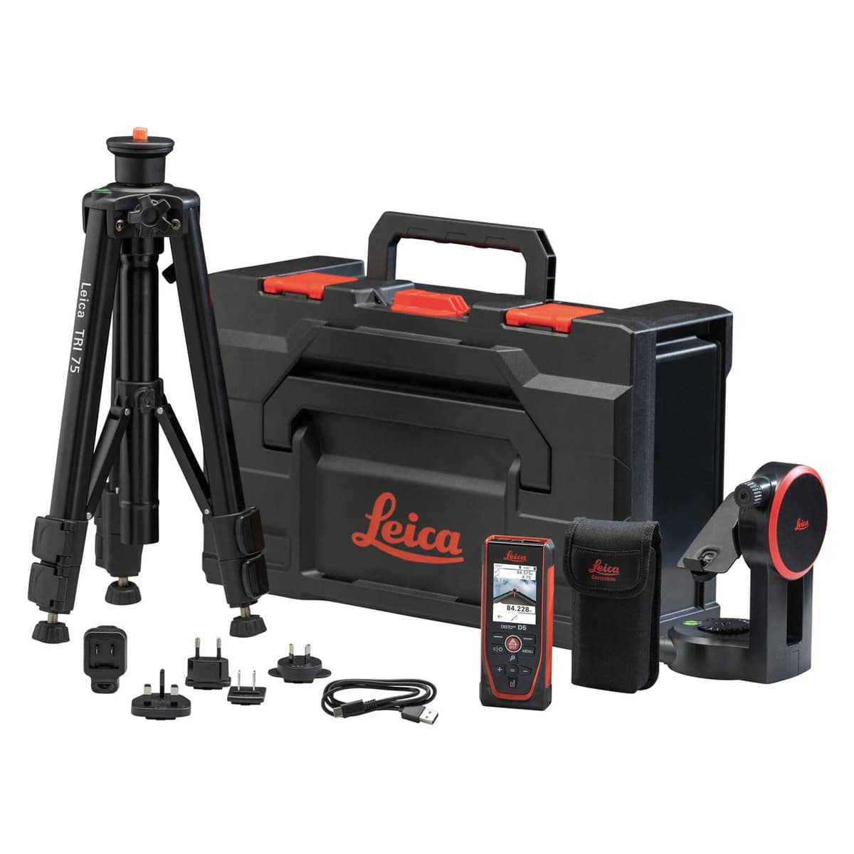 Leica DISTO D5 950879 medidor láser de distancia 650 ft con Bluetooth y cámara con zoom 4x paquete nuevo