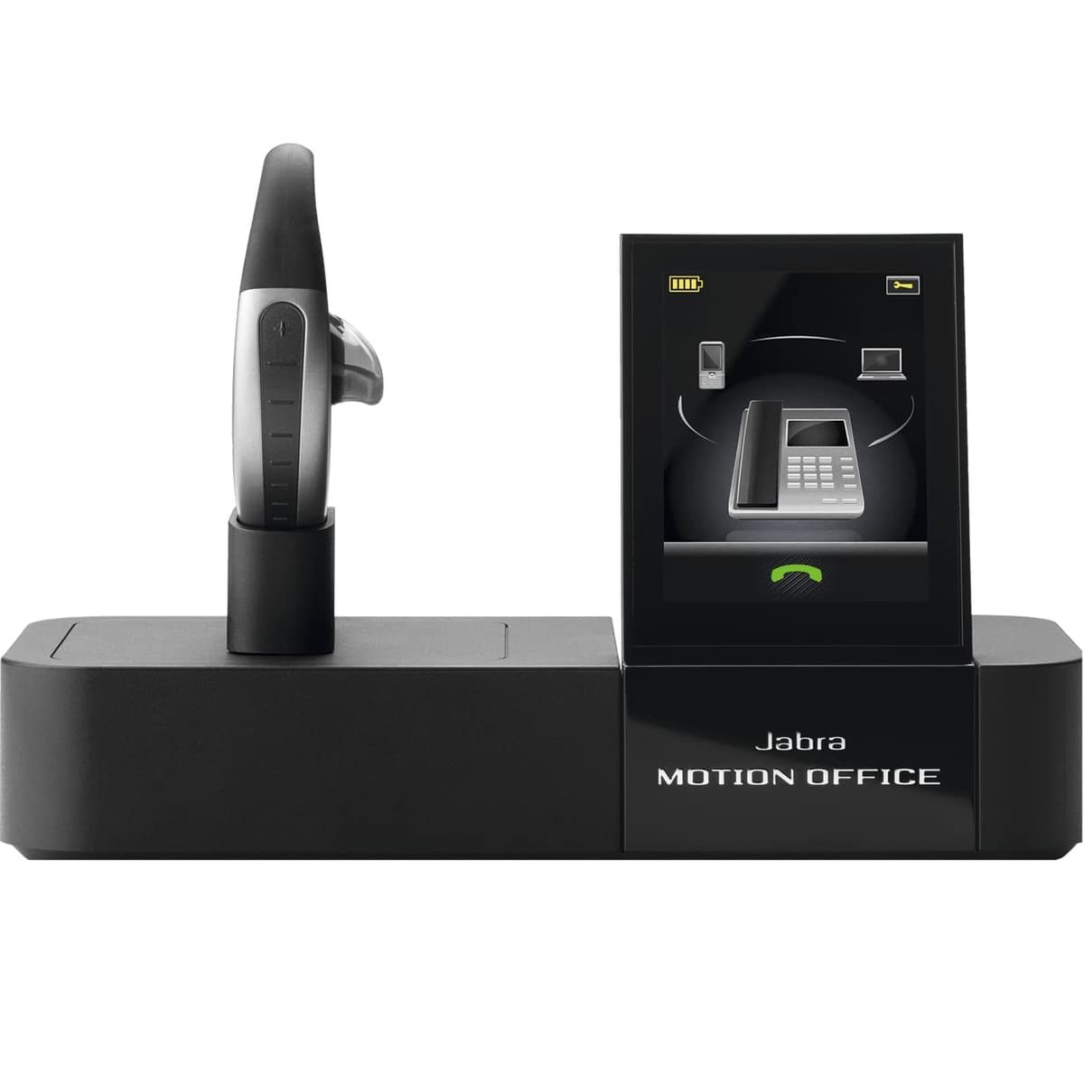 Jabra Motion Office 6670-904-105 auricular Bluetooth UC con base, compatible PC y teléfono, micrófono con cancelación de ruido