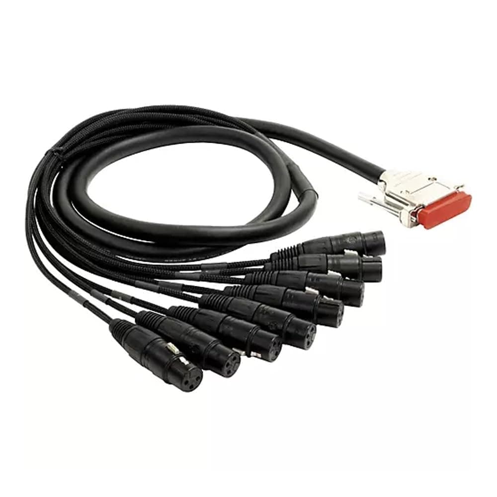 Mogami Gold DB25-XLRM-30 Cable Interfaz Analógica 8 Canales DB25 a XLR Macho 30 pies para Estudio/Consolas