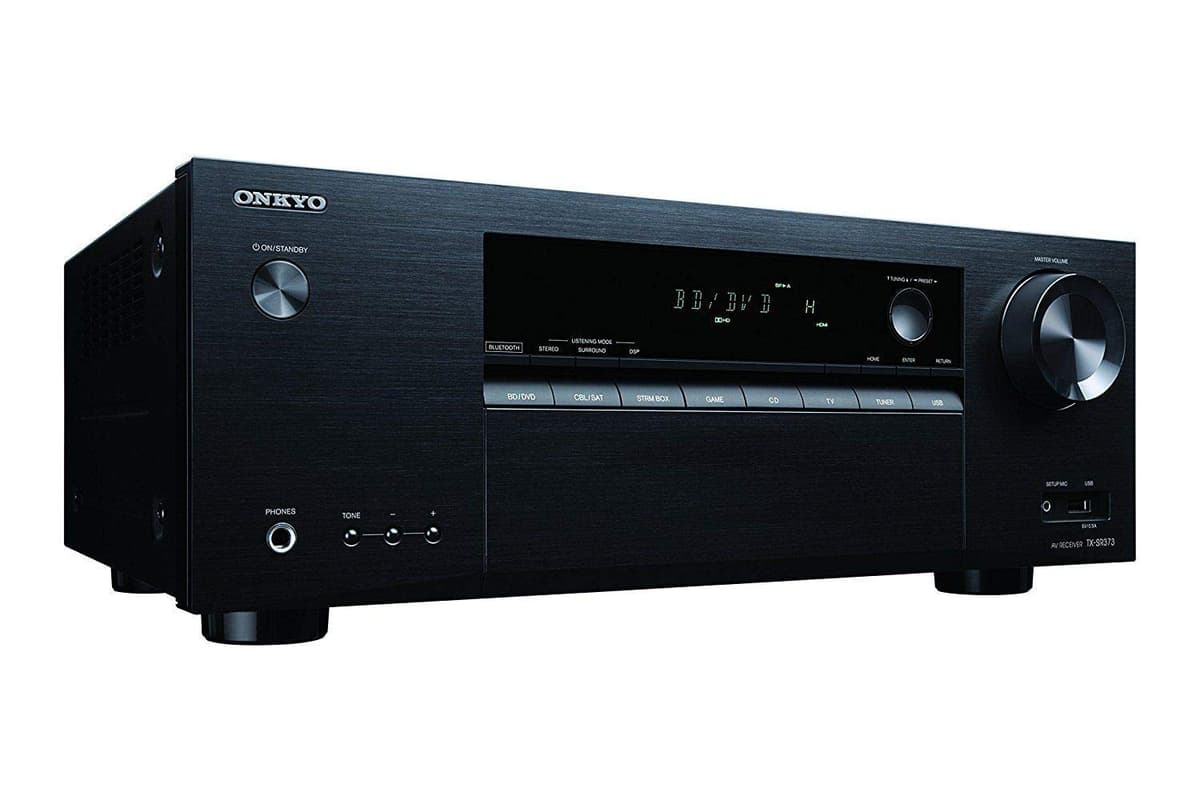 Onkyo TX-SR373 receptor A/V 5.2 canales Bluetooth HDMI 4K HDR Dolby TrueHD DTS-HD USB