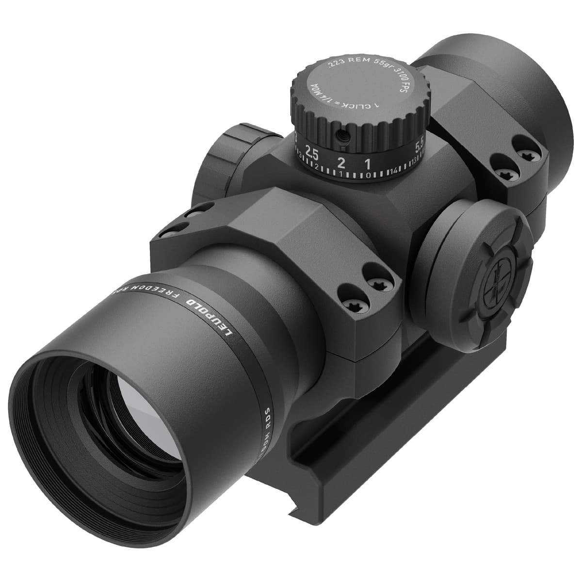 Leupold Freedom 180093 Mira Punto Rojo 1.0 MOA BDC, acabado mate con montaje