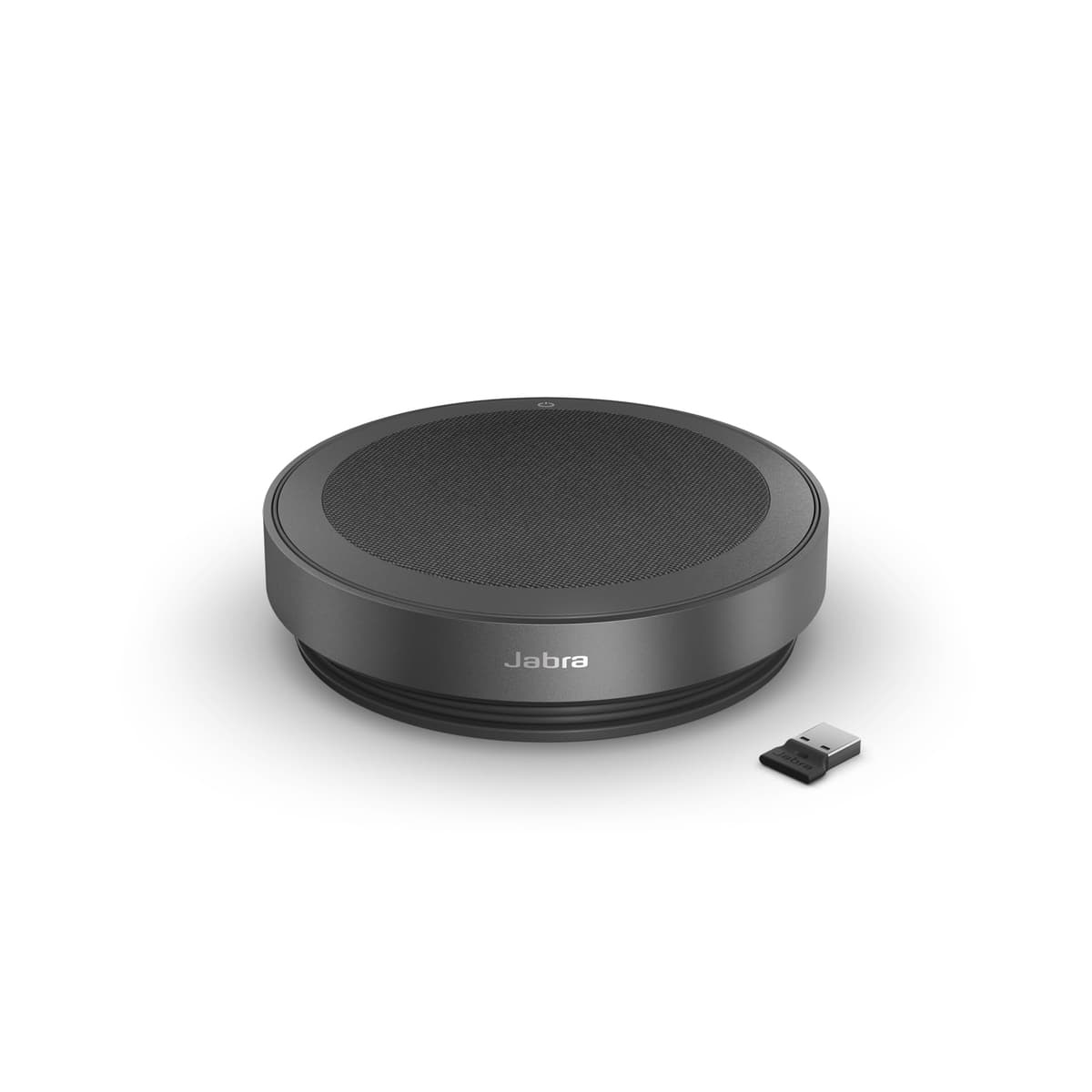 Jabra Speak2 75 altavoz manos libres Bluetooth inalámbrico, 4 micrófonos ANC, altavoz 65 mm, adaptador USB-A, certificado Zoom/Google Meet, gris 2775-419